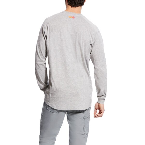 Ariat FR Air Henley in Silver Fox